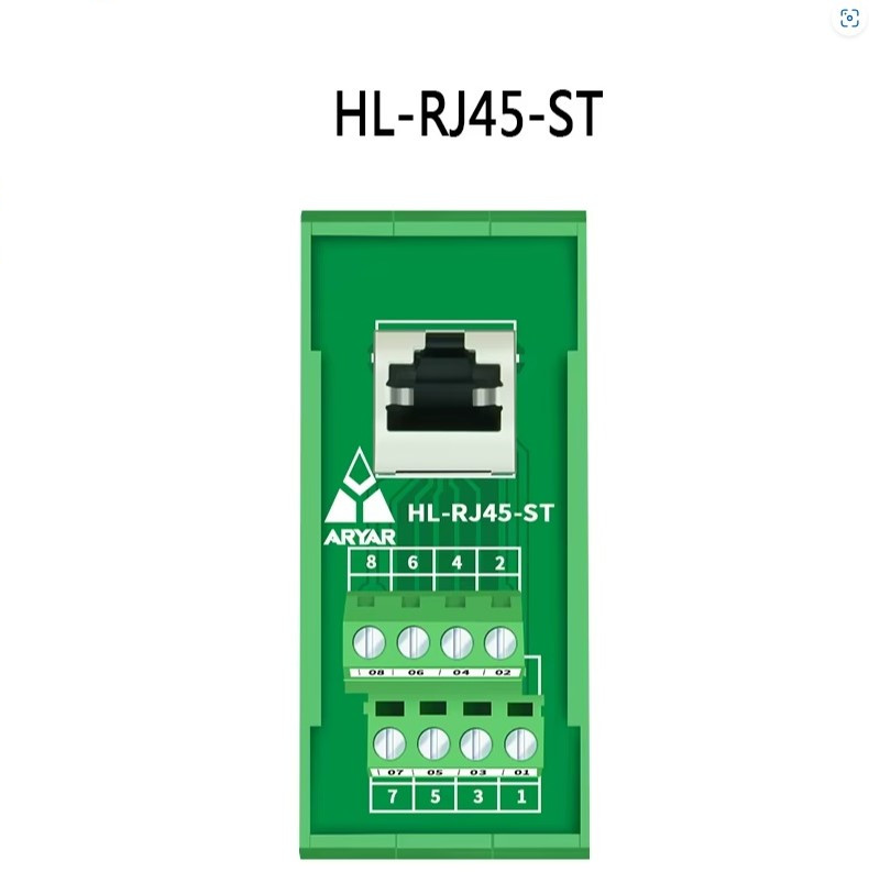 Вертикальный разветвитель для RJ45 с монтажом на Din-рейку