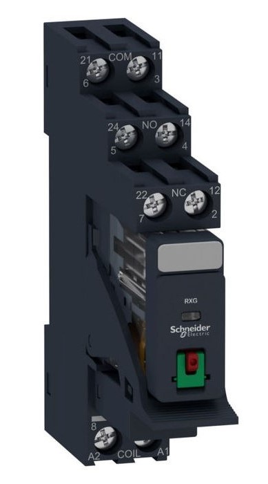 Реле Schneider 2 контакта в сборе  